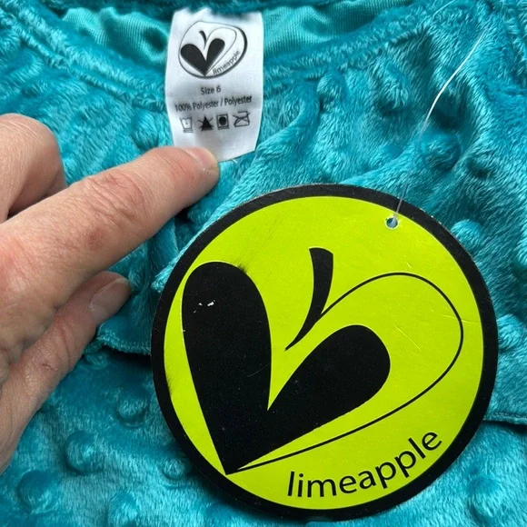 Limeapple Blue Textured Romper - Picture 2 of 4